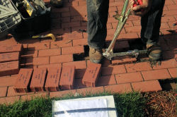 Installation Phase at Veterans Park - Spring 2016