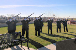 The installation of the latest 112 Memorial Pavers -- November 12, 2016