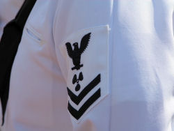Navy Promotion Ceremony at Veterans Park