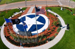 Flyover of Veterans Park