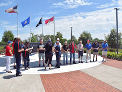 Wreaths Across America's Mobile Education Exhibit was at Veterans Park