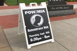 2020 POW/MIA Remembrance Walk to Veterans Park in North St. Paul, September 10, 2020
